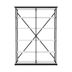 Toggin Industrial Metal 58-Inch Bookcase