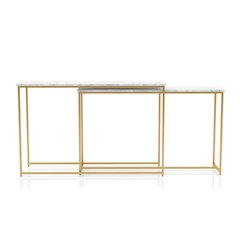 Dallan Metal 2-Piece Nesting Sofa Table