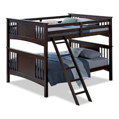 Brandster Solid Wood Full Over Full Bunk Bed