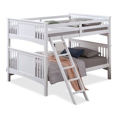 Brandster Solid Wood Full Over Full Bunk Bed