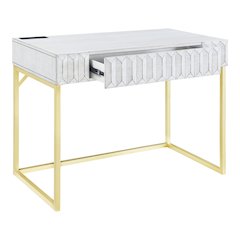 Giffore Wood Writing Desk with USB Port