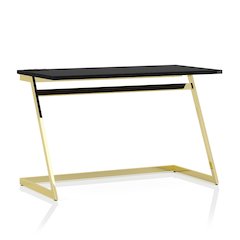 Cornica Metal Writing Desk with USB