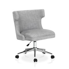 Nillicent Fabric Wing Back Office Chair