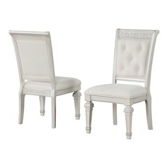 Amelie Ivory Upholstered Dining Side Chair (Set of 2)