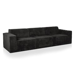 Winkler 112.5" Chenille High-Density Foam Modular Sofa