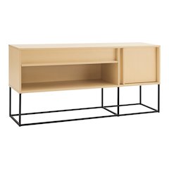 Yazda TV Stand Fits TV's up to 65 in. with LED Lights