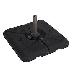 Blake Outdoor Square Umbrella Base in Black