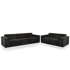 Winkler 2-Piece Chenille Modular Sofa Set