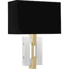 Lincoln Wall Sconce in Modern Brass Color