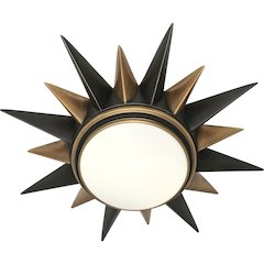 Cosmos Flushmount in Deep Patina Bronze Color