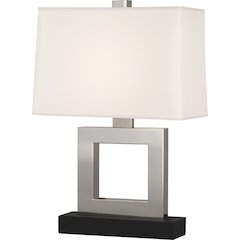 Doughnut Accent Lamp in Antique Silver Color