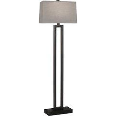 Doughnut Floor Lamp in Deep Patina Bronze Color