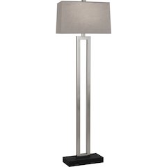 Doughnut Floor Lamp in Antique Silver Color