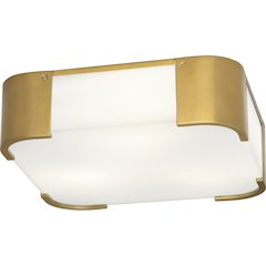 Bryce Flushmount in Antique Brass Color