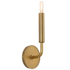 Mavisten Edition Carbonia Wall Sconce in Lacquered Burnished Brass Color