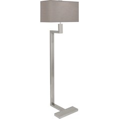 Doughnut Floor Lamp in Antique Silver Color