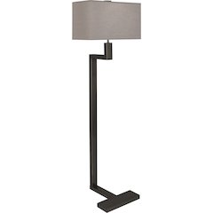 Doughnut Floor Lamp in Deep Patina Bronze Color