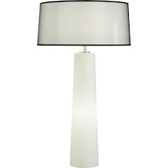 Rico Espinet Olinda Table Lamp in Frosted White Cased Glass Base Color