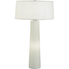 Rico Espinet Olinda Table Lamp in Frosted White Cased Glass Base Color