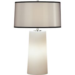 Rico Espinet Olinda Accent Lamp in Frosted White Cased Glass Base Color