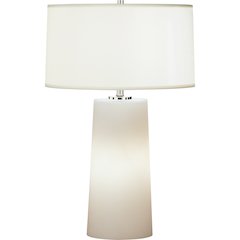Rico Espinet Olinda Accent Lamp in Frosted White Cased Glass Base Color