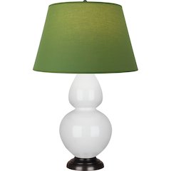 Lily Double Gourd Table Lamp in Lily Glazed Ceramic Color