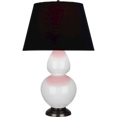 Lily Double Gourd Table Lamp in Lily Glazed Ceramic Color