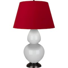 Lily Double Gourd Table Lamp in Lily Glazed Ceramic Color