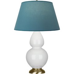 Lily Double Gourd Table Lamp in Lily Glazed Ceramic Color
