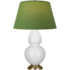 Lily Double Gourd Table Lamp in Lily Glazed Ceramic Color