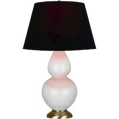 Lily Double Gourd Table Lamp in Lily Glazed Ceramic Color