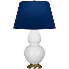 Lily Double Gourd Table Lamp in Lily Glazed Ceramic Color