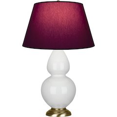 Lily Double Gourd Table Lamp in Lily Glazed Ceramic Color