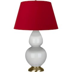 Lily Double Gourd Table Lamp in Lily Glazed Ceramic Color
