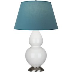 Lily Double Gourd Table Lamp in Lily Glazed Ceramic Color