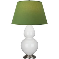 Lily Double Gourd Table Lamp in Lily Glazed Ceramic Color
