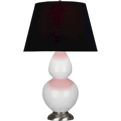 Lily Double Gourd Table Lamp in Lily Glazed Ceramic Color