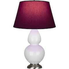 Lily Double Gourd Table Lamp in Lily Glazed Ceramic Color