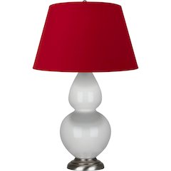 Lily Double Gourd Table Lamp in Lily Glazed Ceramic Color