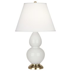 Lily Small Double Gourd Accent Lamp in Lily Glazed Ceramic Color