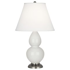 Lily Small Double Gourd Accent Lamp in Lily Glazed Ceramic Color