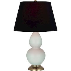 Celadon Double Gourd Table Lamp in Celadon Glazed Ceramic Color