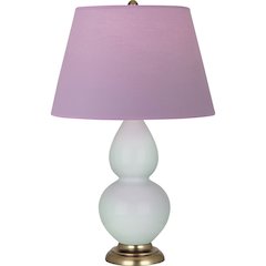 Celadon Double Gourd Table Lamp in Celadon Glazed Ceramic Color