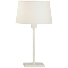 Real Simple Table Lamp in Stardust White Powder Coat Color