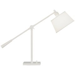 Real Simple Table Lamp in Stardust White Powder Coat Color
