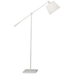 Real Simple Floor Lamp in Stardust White Powder Coat Color
