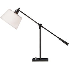 Real Simple Table Lamp in Gunmetal Powder Coat Color