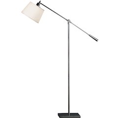 Real Simple Floor Lamp in Gunmetal Powder Coat Color