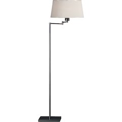 Real Simple Floor Lamp in Gunmetal Powder Coat Color