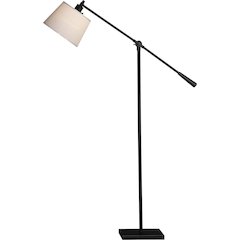 Real Simple Floor Lamp in Matte Black Powder Coat Color